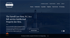 Desktop Screenshot of farrelliplaw.com